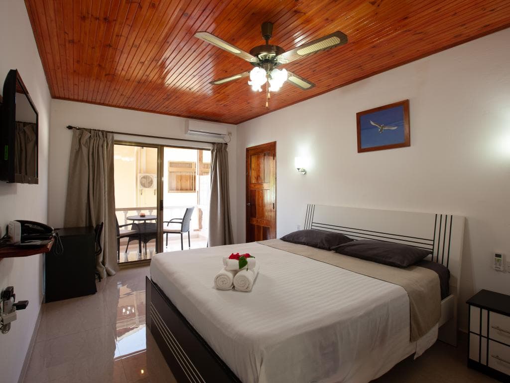 Studio Interconnected — bedroom with king-size bed